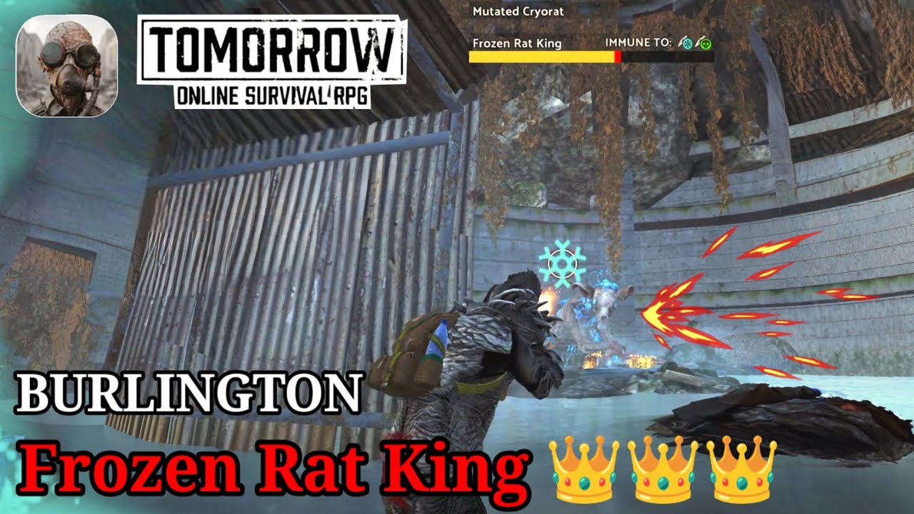 Tomorrow:MMO Nuclear Quest | NEW UPDATE MAP:4 Burlington Frozen Rat King Boss