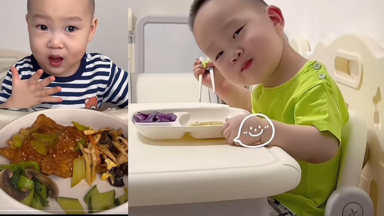宝贝的一日三餐，美味又健康#food #mukbang #cute #baby #吃货推荐官 #干饭宝宝上线 #人类幼崽到底有多可爱 