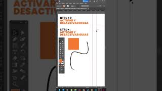 Como usar REGLA Y GUIAS en Illustrator Ai #adobeillustrator #tutoriales #vectores