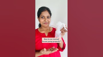 How to use your manual breast pump? #shorts #breastfeeding  #pumping