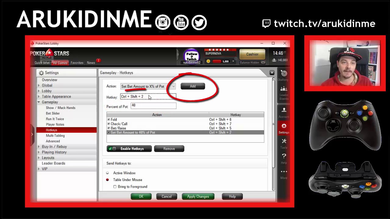 Tutorial to use xbox controller for poker with Joytokey YouTube