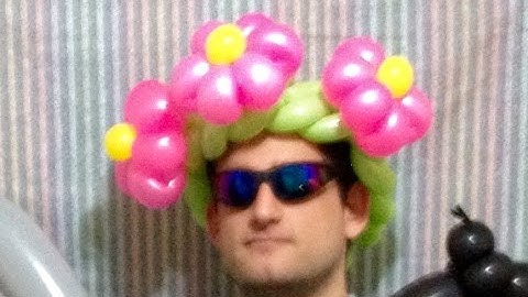 Flower Braid Balloon Hat (Balloon Twisting Lesson)