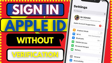 How To Sign in Apple Id Without Verification Code || Sign in Apple ID without Number Verification