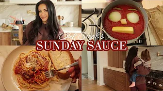 Chef Steph's Sunday Sauce 👩🏻‍🍳🍝 she's baaack