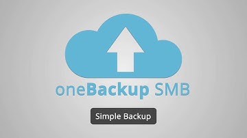 oneBackup SMB - Backing Up Data