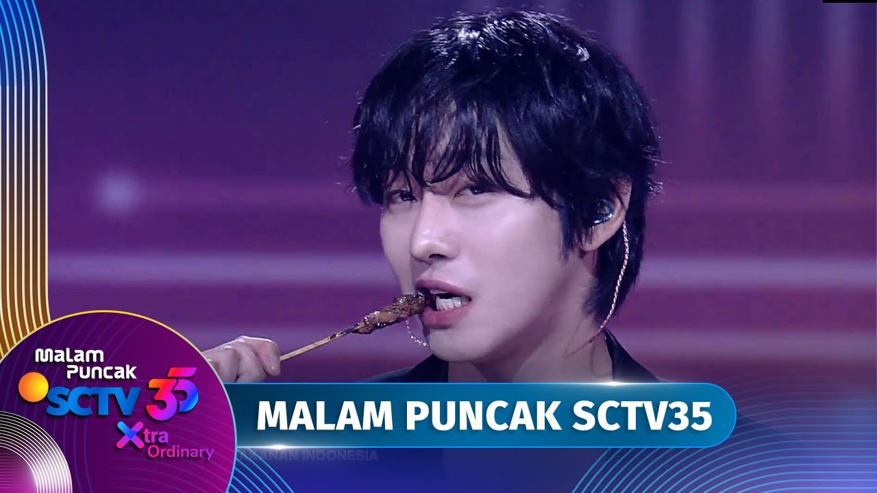 Super Seru!! Ahn Hyo Seop Coba Makanan Khas Indonesia | Malam Puncak SCTV 35 Xtraordinary