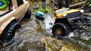 Waterfalls, Tunnel Crawls, and Mountain Climbs RC Rock Crawler Event // FlubRC WW 3