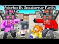 Adopted by the SPEAKERMAN FAMILY?! (Minecraft)