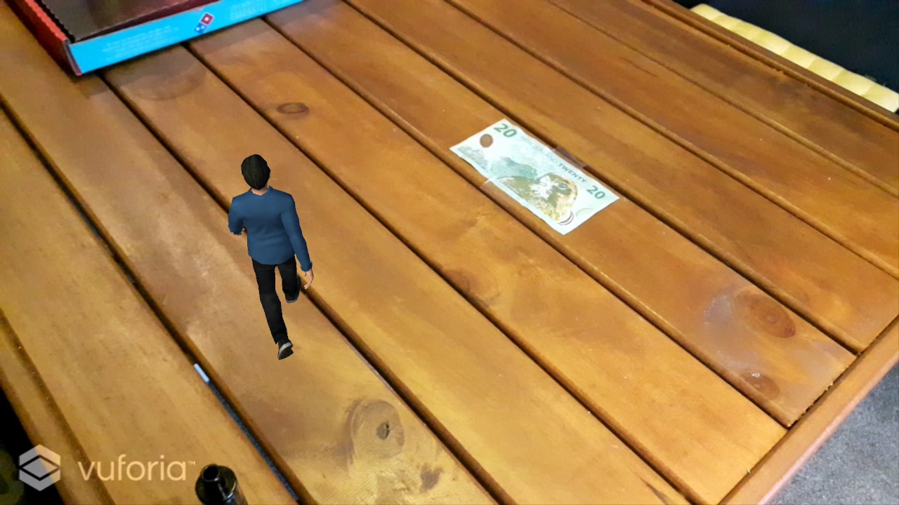 Augmented Reality Android App created by using Unity and Vuforia - YouTube