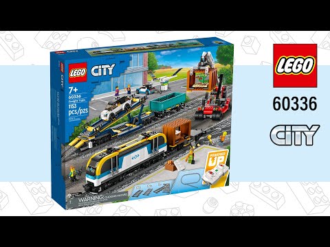 LEGO® City, Freight Train (60336)[1153 pcs] Speed Build