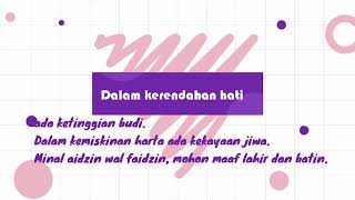 Download Lagu Takbiran Idul Fitri 2020 dan kata-kata maaf MP3