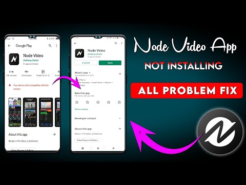 Node Video Editor install problem fix | Node video editor 2021 @SanskritiEdits-mks