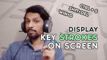 How to display Keystrokes on screen in windows 10 - Quick tutorial
