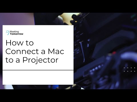 Video: Kako povežem svoj Mac Mini s projektorjem?