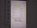 Find 3 words #fun #english #seasons #art #puzzle #challenge #shorts