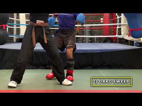 Kickboxing Sweeps: Master Footwork & Take Downs with Stuart Lawson (Variations Drill)