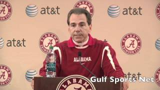 Alabama's Nick Saban Comments On First Spring Practice