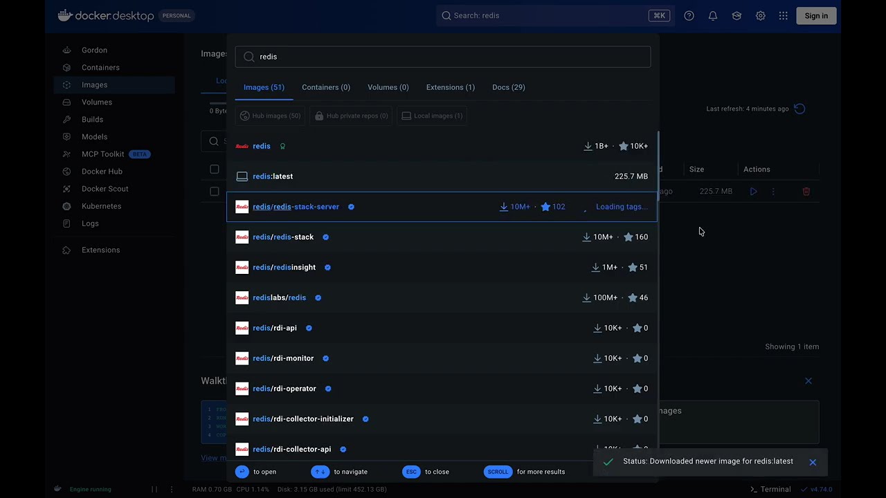 How to Setup Redis Using Docker Desktop on macOS