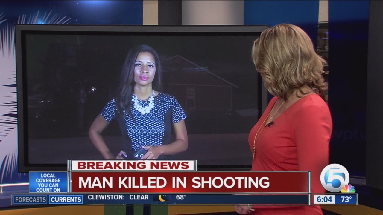 One dead in suburban West Palm Beach shooting - YouTube