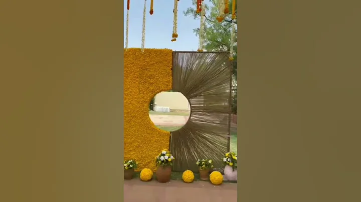 Haldi Ceremony Decor | Weddings by Fiestro Events | Taj Weddings