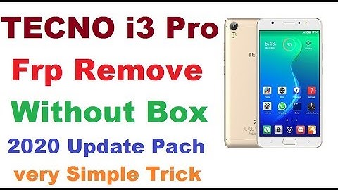 Tecno i3 Pro Frp Unlock Without Box Very Simple trick #tecnoi3profrp