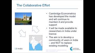 Overview of E-3 India Model