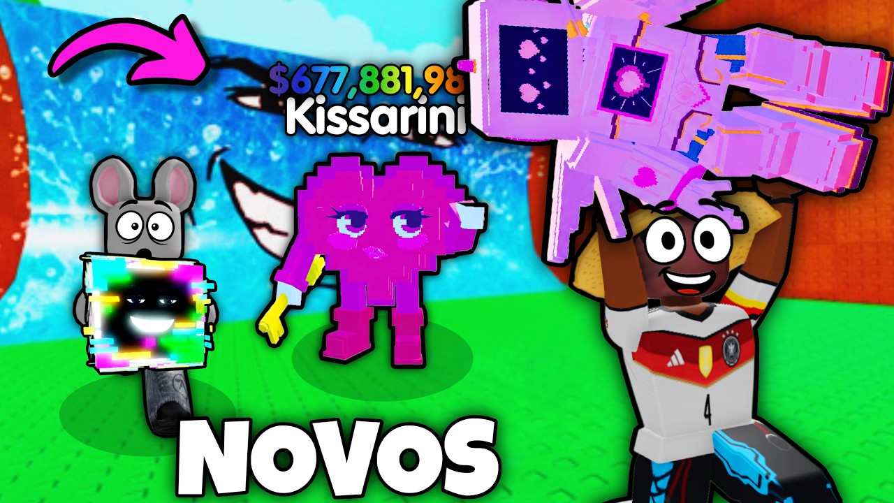 CUPITRON DIVINO, KISSARINI e NOVOS BRAINROTS VALENTINES no TSUNAMI DE BRAINROTS!