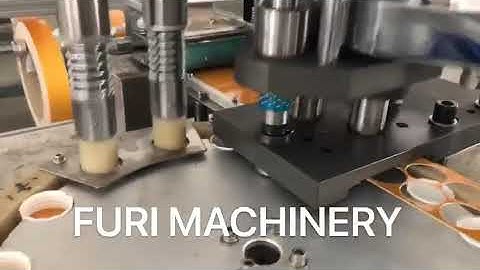 Double stations CAP LINER DIE PUNCHING CUTTING INSERTING WADDING MACHINE