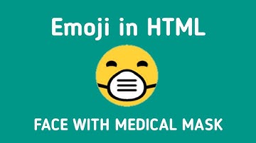 HTML tutorial in Hindi - How To Make the EMOJI in html FACE WITH MEDICAL MASK | HTML & CSS [Hindi]