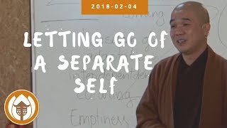 Letting Go of a Separate Self | Dharma Talk by Br Pháp Ứng, 2018.02.04