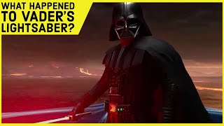 What Happened To Darth Vader's Lightsaber AFTER The Return Of The Jedi?