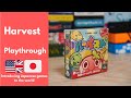 Harvest | Playthrough | Japanese Board Game