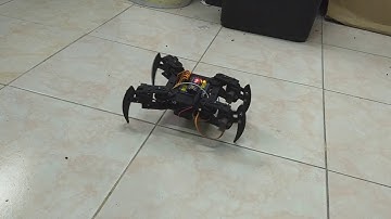 Robot araña Meped V2 engranes metálicos. Secuencia