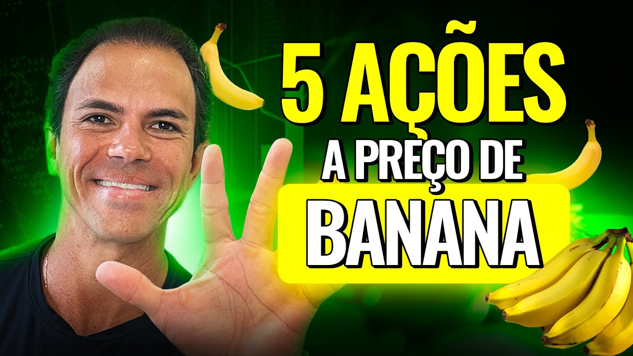 5 AÇÕES que estão DE GRAÇA e vão se VALORIZAR MUITO!