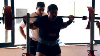 Mario Mifsud 255Kg Squat - Wdfpf World Championship Qualifiers