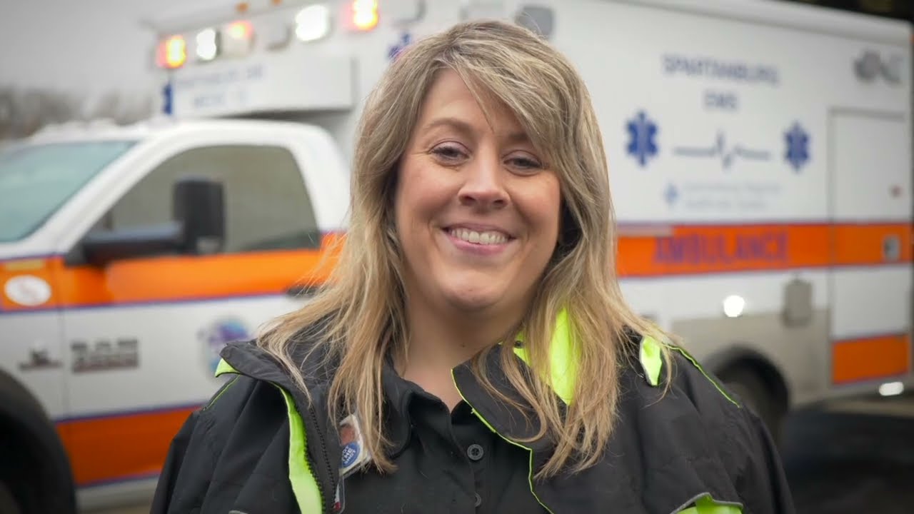 Amanda Gallagher: "You just can't beat" working for Spartanburg EMS
