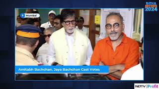 Amitabh Bachchan, Jaya Bachchan Cast Their Votes | NDTV Profit