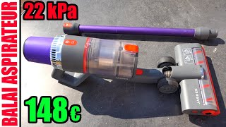 Jashen V16 Aspirateur Balai Sans Fil 25.2V 22000Pa 350W Cordless Vacuum Cleaner