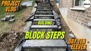 Installing Block Steps Y Project Vlog Day Ten and Eleven
