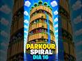 Juego 1 MINUTO AL DÍA hasta completar el PARKOUR MÁS FAMOSO - DIA 16 #minecraft #shorts #parkour