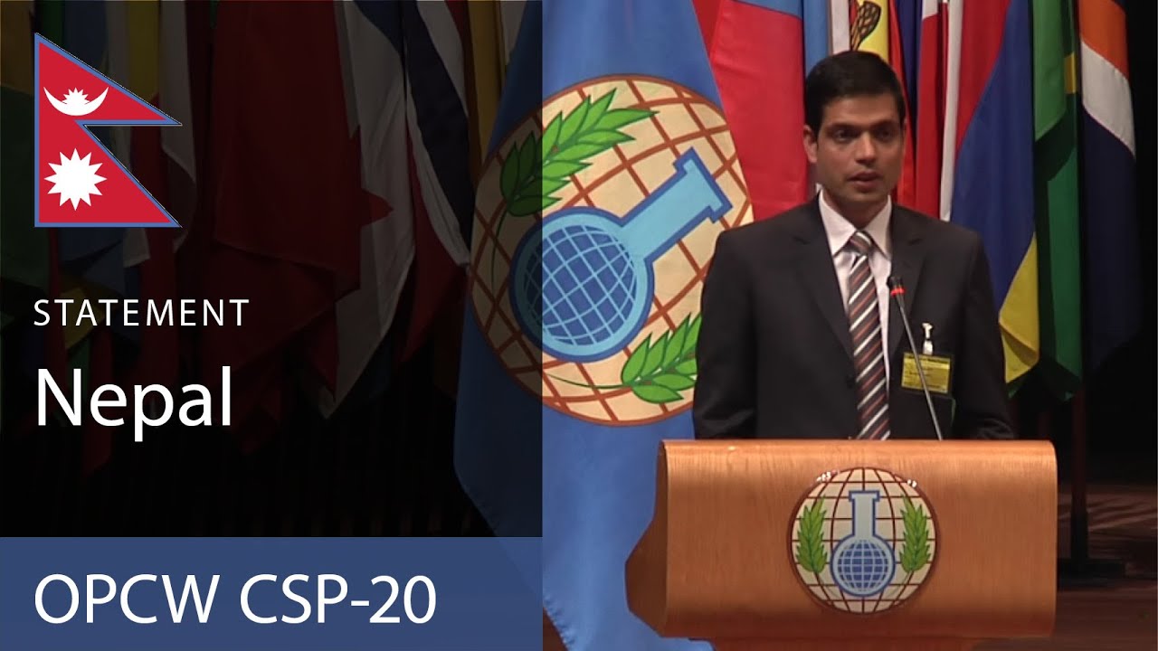 Nepal Statement to the CSP-20 delivered by Ghanshyam Bhandari - YouTube