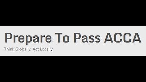ACCA September Exam Revision Sessions – P4   Day 02
