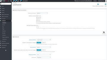 Definir la Localización - Tutorial PrestaShop