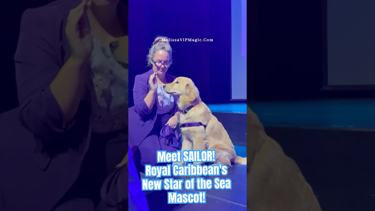 🐶⭐️Up Close and personal with the adorable puppy Sailor! RC new Star of the Seas Mascot!