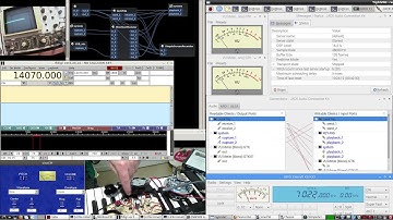 Raspberry Pi experimental setup to control an Elecraft K3s remotely(LAN or WAN) - live demo