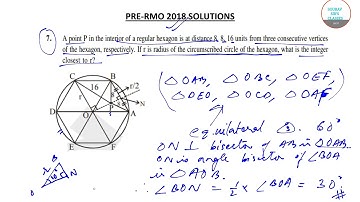 PRE-REGIONAL MATHEMATICAL OLYMPIAD 2018 QUESTION PAPER SOLUTION WITH DETAILED EXPLANATION.