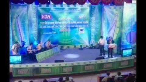 Hồ Minh Đương lúc con tre đi Thi Hát quá ngọt