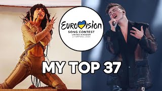 Eurovision 2023 - My Top 37 Esc Throwback