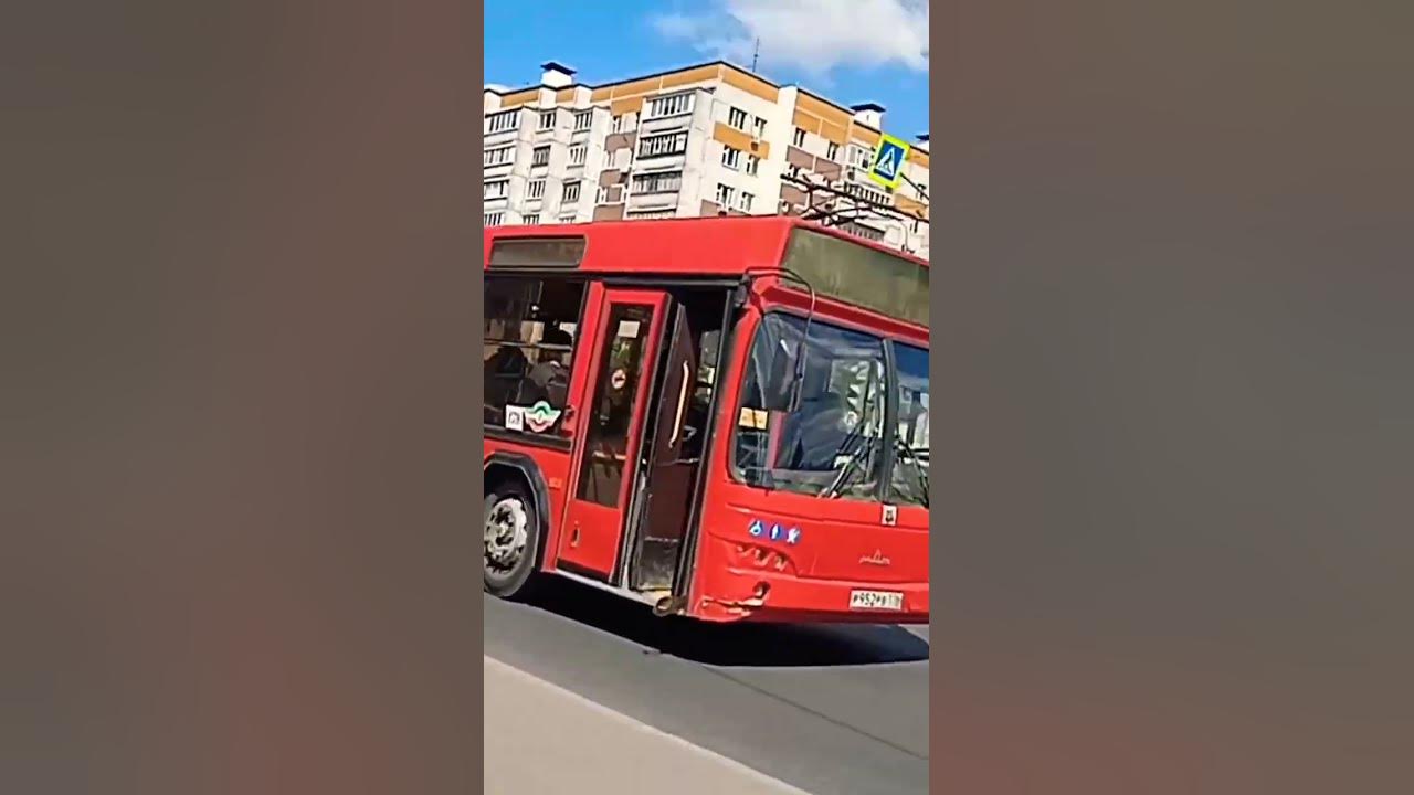 Видео со смешной озвучкой! Старый Автобус МАЗ-103.465, Маршрут №45 ...