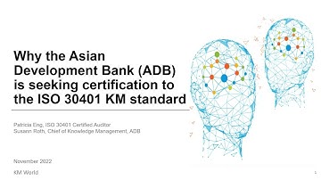 A202. Committing To A KM Standard ISO 30401 Audit